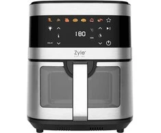 Karšto oro gruzdintuvė Zyle Dual Pro su dvigubu kaitinimo elementu, ZY796AF, 2000 W, 9 l