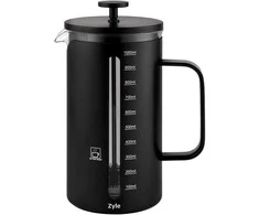 Kavamalė Kavinukas su nuspaudimu ZYLE, ZY612CF, stiklinis, 1000 ml