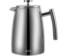 Kavamalė Kavinukas su nuspaudimu ZYLE, ZY614CF, nerūdijančio plieno, 1000 ml