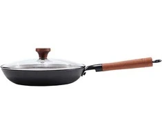 Ketaus keptuvė su stikliniu dangčiu Zyle, ZY426KFP, Ø26 cm