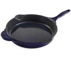 Apvali ketaus keptuvė Zyle, ZY1128BLFP, Ø28 cm, mėlyna