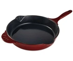 Apvali ketaus keptuvė Zyle, ZY1128RFP, Ø28 cm, raudona