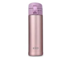 Bikuva.lt Termogertuvė su vakuumine izoliacija KIRO KI501R, rožinės spalvos, 500 ml