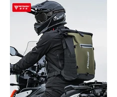 Kuprinė MotoWolf Army Žalias MB3AG, su integruota gertuve, 21 L
