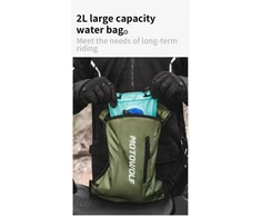 Kuprinė MotoWolf Hydration Army Žalias MB7AG, su vandens talpa