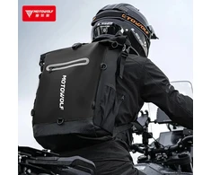 Kuprinė MotoWolf Juodas MB3B, su integruota gertuve, 21 L