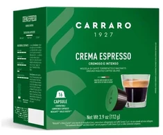 Malta kava kapsulėse Carraro Crema Espresso CR52CNR16, 16 vnt.