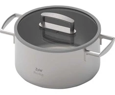 Nerūdijančio plieno puodas Zyle Prestige ZY1730CS, 4,3 l