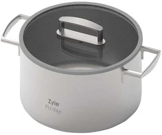 Nerūdijančio plieno puodas Zyle Prestige ZY1740CS, 6,5 l