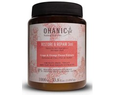 Atkuriamoji kaukė plaukams Ohanic Repair Mask 3 in 1, 1000 ml OHAN13