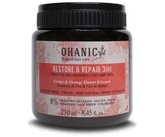 Atkuriamoji kaukė plaukams Ohanic Repair Mask 3 in 1, 250 ml OHAN18