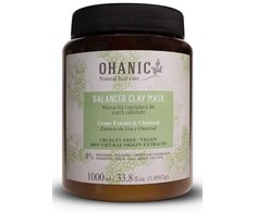Kaukė riebiai galvos odai Ohanic Clay Balancer Mask, 1000 ml OHAN15