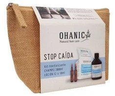 Rinkinys plaukams Ohanic Pack Anti Hair Loss, rinkinį sudaro: plaukų šampūnas 250 ml, ampulės nuo plaukų slinkimo 12 vnt., kosmetinė, OHANKITOH06