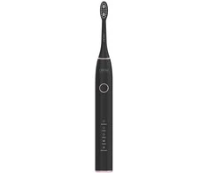 Įkraunamas, elektrinis, garsinis dantų šepetėlis OSOM Oral Care Sonic Elektrinis dantų šepetėlis Juodas OSOMORALV10BL, juodos spalvos