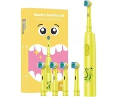 Osom Oral Care Vaikiškas elektrinis dantų šepetėlis Kids' Elektrinis dantų šepetėlis SC2002YELLOW, geltonos spalvos