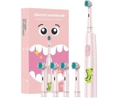 Osom Oral Care Vaikiškas elektrinis dantų šepetėlis Kids' Elektrinis dantų šepetėlis SC2002PINK, rožinės spalvos