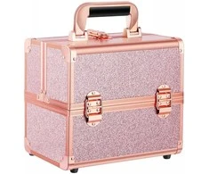 Lagaminas kosmetikos priemonėms OSOM Professional Cosmetic Case OSOMP8316RG, rožinės aukso spalvos