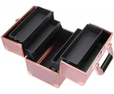 Lagaminas kosmetikos priemonėms OSOM Professional Cosmetic Case OSOMP8316RG, rožinės aukso spalvos