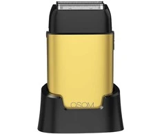 Plaukų skutimo mašinėlė OSOM Foil Shaver OSOM4GOLD, aukso spalvos