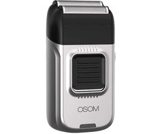 Plaukų skutimo mašinėlė OSOM Electric Shaver OSOM5SIL, sidabro spalvos