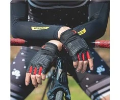 Pirštinės dviračiams, paspirtukams RockBros S169BRXXL, juoda/raudona spalva