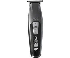 Plaukų kirpimo-kantavimo mašinėlė-trimeris OSOM Cordless Hair Trimmer OSOM3GM, tamsaus metalo spalvos