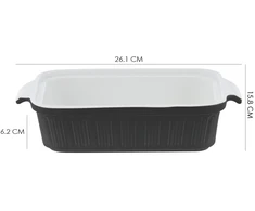 Porcelianinis kepimo indas Zyle ZY1810CDB juodas, 1 L