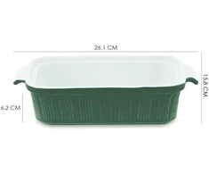 Porcelianinis kepimo indas Zyle ZY1810CDG žalias, 1 L