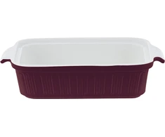 Porcelianinis kepimo indas Zyle ZY1810CDR raudonas, 1 L