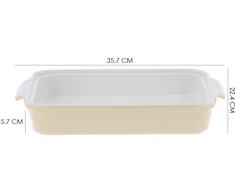 Porcelianinis kepimo indas Zyle ZY1820CDC geltonas, 2 L