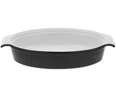 Porcelianinis kepimo indas Zyle ZY1830CDB juodas, 2 L