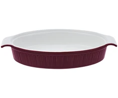 Porcelianinis kepimo indas Zyle ZY1830CDR raudonas, 2 L