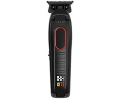 Profesionali plaukų kirpimo-kantavimo mašinėlė-trimeris OSOM Professional COMFORT Cordless Hair Trimmer OSOMPI78BL, juodos spalvos