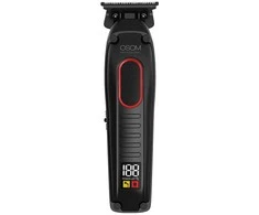 Profesionali plaukų kirpimo-kantavimo mašinėlė-trimeris OSOM Professional COMFORT Cordless Hair Trimmer OSOMPI78BL, juodos spalvos