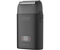 Profesionali plaukų skutimo mašinėlė OSOM Professional BLUR Foil Shaver OSOMP7BL, juodos spalvos