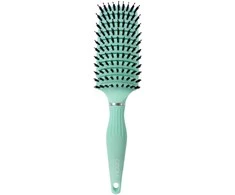 Šepetys plaukams OSOM Professional Flexible Hair With Boar and Nylon Bristles OSOMP02826, su nailono ir šerno šereliais, mėtinės spalvos, 265 mm