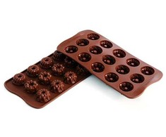 Silikoninė formelė saldainiams Silikomart Fantasia SCG19, Ø 28,5 x 15 mm