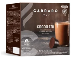 Šokoladinio gėrimo kapsulės Carraro Cioccolato CR52CNC16, 16 vnt.