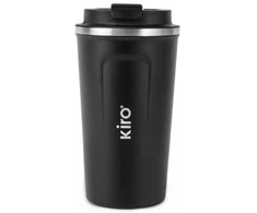 Termopuodelis su vakuumine izoliacija KIRO KI512B, juodos spalvos, 510 ml