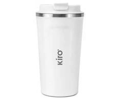 Termopuodelis su vakuumine izoliacija KIRO KI510W, baltos spalvos, 510 ml