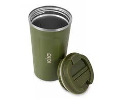 Termopuodelis su vakuumine izoliacija KIRO KI514G, žalios spalvos, 510 ml