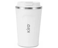 Termopuodelis su vakuumine izoliacija KIRO KI380W, baltos spalvos, 380 ml