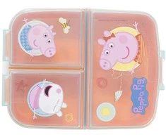 Pietų dėžutė STOR Multi Box Peppa Pig, Oranžinės spalvos