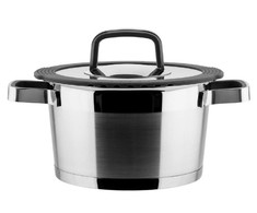 Indukcinis puodas su dangčiu Vinzer Moderno 50072, Ø18 cm, 2,3 l talpa