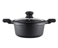 Bikuvalt Indukcinis puodas su dangčiu Vinzer Kuro 50427, Ø20 cm