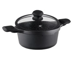 Bikuvalt Indukcinis puodas su dangčiu Vinzer Kuro 50427, Ø20 cm