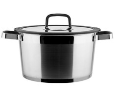 Indukcinis puodas su dangčiu Vinzer Moderno 50074, Ø24 cm, 5,4 l talpa