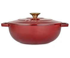 Apvalus emaliuotas ketaus puodas Zyle ZY20BLKI, Ø26 cm, 3.2 l, mėlynas
