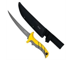 File peilis ZYLE skirtas žuviai, ZY112K, su dėklu, 23 cm