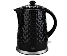 Keramikinis virdulys Zyle ZY18KWS, talpa 1,5 l, juodas